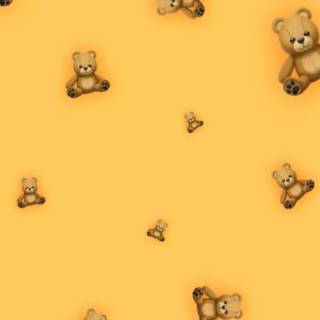 Yellow bear wallpaper