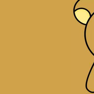 Yellow bear wallpaper