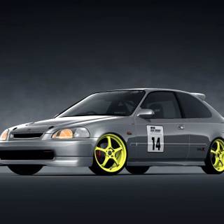 Honda Civic 1997 wallpaper