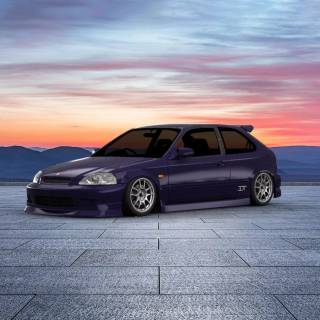 Honda Civic 1997 wallpaper