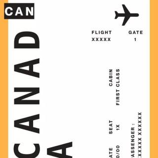 Flight ticket wallpaper