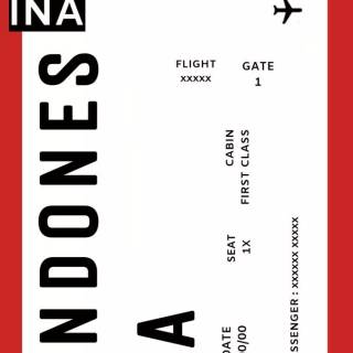 Flight ticket wallpaper