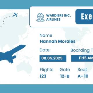 Flight ticket wallpaper