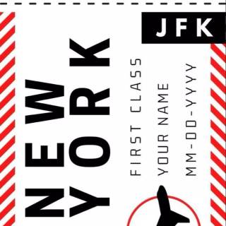 Flight ticket wallpaper