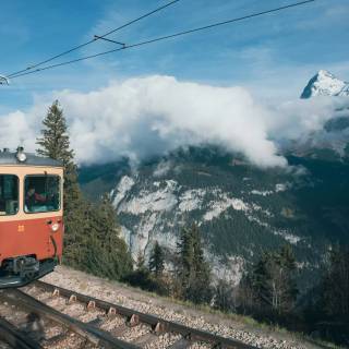 Switzerland train wallpaper