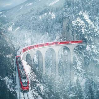 Switzerland train wallpaper