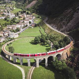 Switzerland train wallpaper