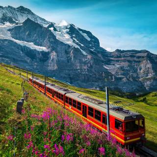 Switzerland train wallpaper