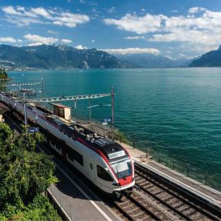 Switzerland train wallpaper