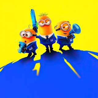 Minions 8k wallpaper