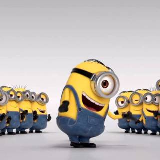 Minions 8k wallpaper