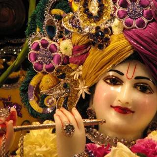 Krishna smile wallpaper