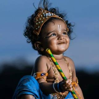 Baby Lord Krishna wallpaper