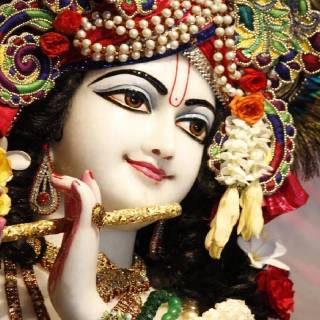 Krishna smile wallpaper