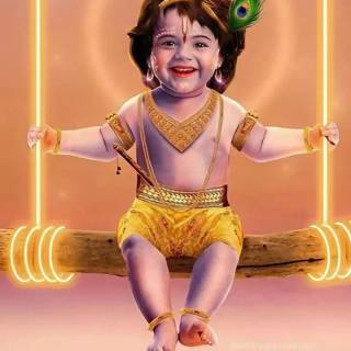 Krishna smile wallpaper