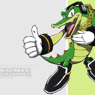Vector The Crocodile wallpaper