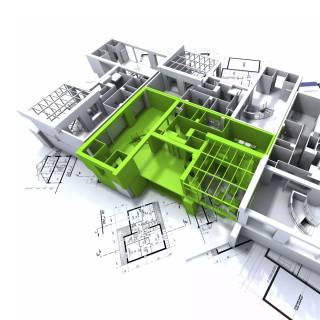 Building plan wallpaper