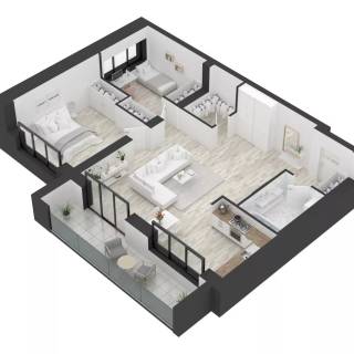 Building plan wallpaper