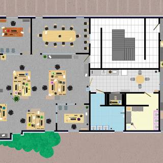 Building plan wallpaper