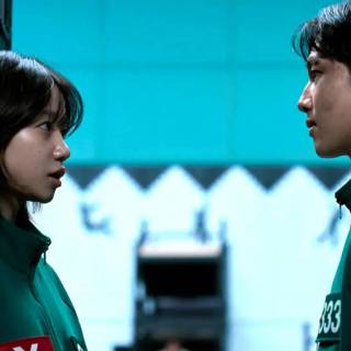 Player 222 Squid Game wallpaper