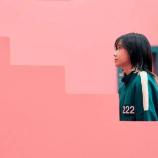 Player 222 Squid Game wallpaper