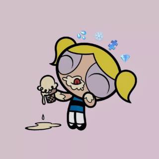 Bubbles Powerpuff Girls aesthetic wallpaper