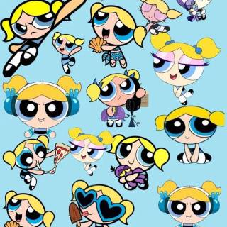 Bubbles Powerpuff Girls aesthetic wallpaper