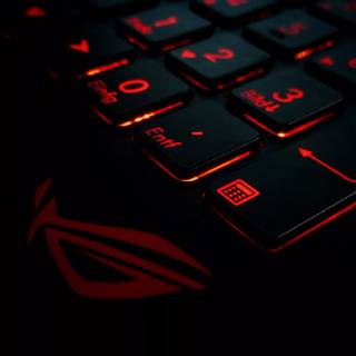Red Asus 4k desktop wallpaper
