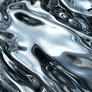 Liquid chrome wallpaper