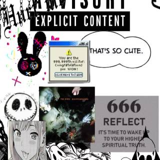 Gothic aesthetic collage wallpaper