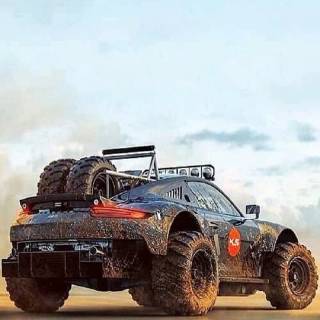 Off Road Porsche iPhone wallpaper