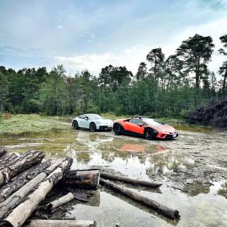 Off Road Porsche iPhone wallpaper