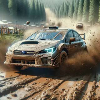 Old rally cars wallpaper