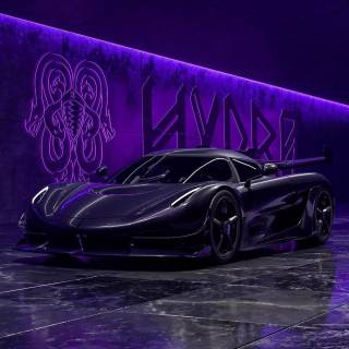 Koenigsegg Jesko purple wallpaper