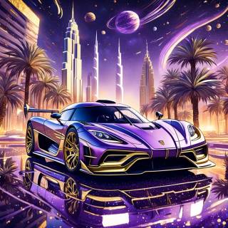 Koenigsegg Jesko purple wallpaper