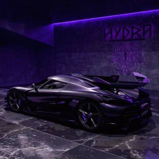 Koenigsegg Jesko purple wallpaper