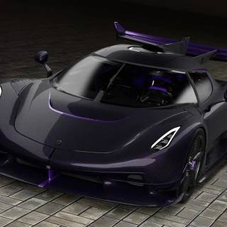 Koenigsegg Jesko purple wallpaper