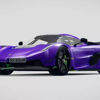 Koenigsegg Jesko purple wallpaper