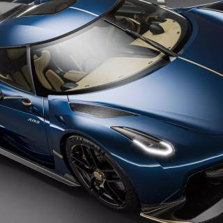 Koenigsegg Jesko Absolut blue wallpaper