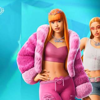 Ice Spice Fortnite skin wallpaper