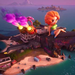 Ice Spice Fortnite skin wallpaper