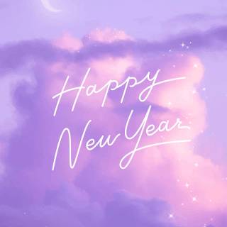 Aesthetic New Year 2025 wallpaper