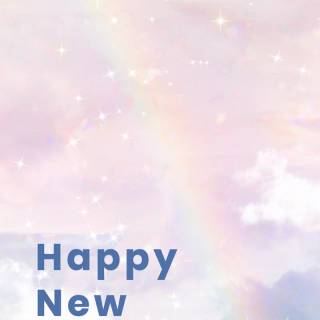 Aesthetic New Year 2025 wallpaper