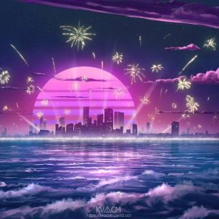 Aesthetic New Year 2025 wallpaper