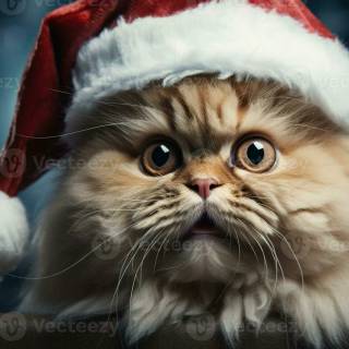 AI winter kittens wallpaper