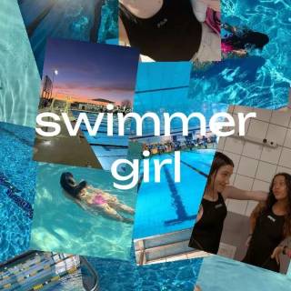 Female swimmer wallpaper