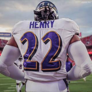 Derrick Henry Baltimore Ravens wallpaper