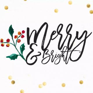 Merry and Bright wallpaper