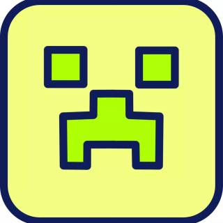 Minecraft icon wallpaper