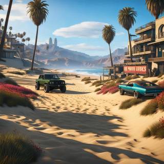 GTA beach wallpaper